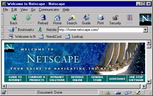 Welcome To Netscape Communicatorwelcome To Netscape Communicator